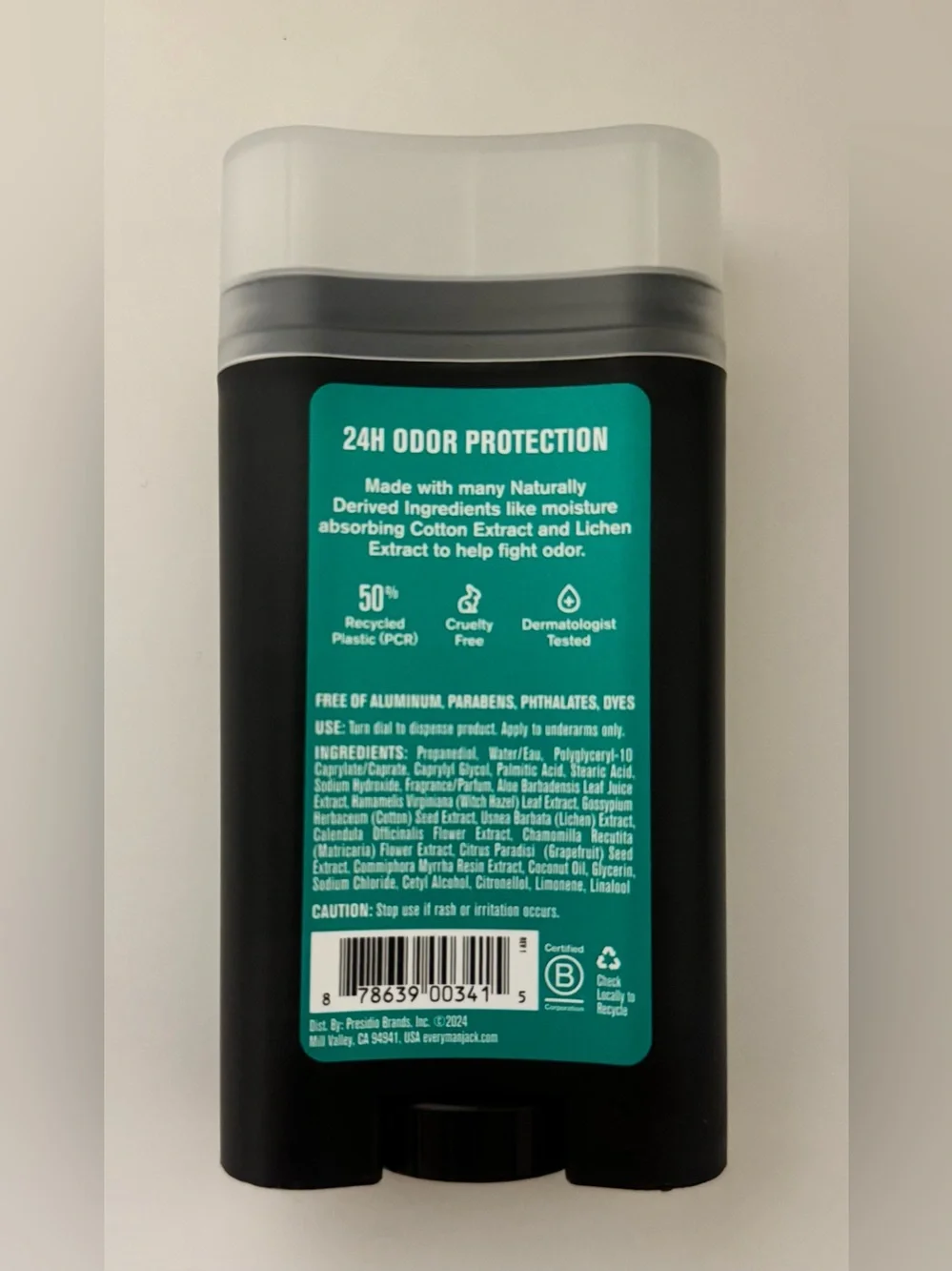 Every Man Jack Sea Salt + Citrus Deodorant — Teal